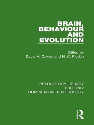 cover image of Brain, Behaviour and Evolution